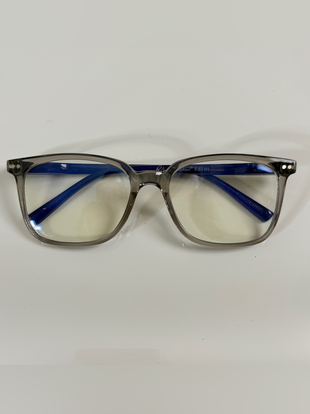 Robert Graham Fitzgerald EST 1 Authentic Eyeglass Frame Blue Plastic Colorfu